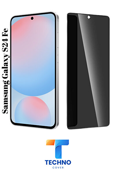 tcover Samsung S24 Fe Uyumlu Tam Kapatan Hayalet Ekran Koruyucu 6D Temperli Cam