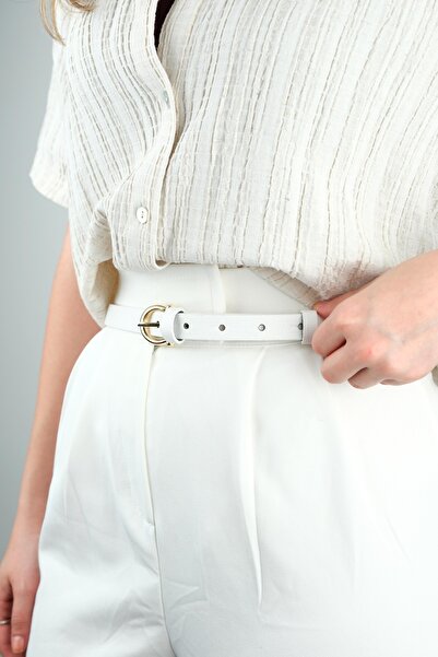 Jack Ferrero KADIN TOKALI 100 CM DERİ KEMER