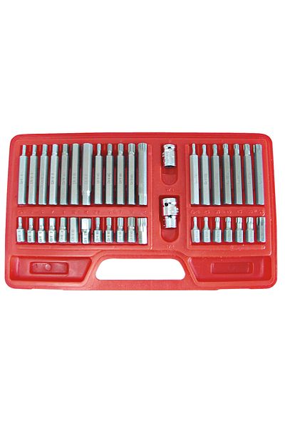 MEGA Slotted/Torx Cr-Va Bit Set - 40P.