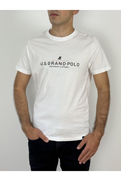 U.S. GRAND POLO EQUIPMENT & APPAREL Ανδρικό T-shirt U.S. Grand POLO με κείμεν...