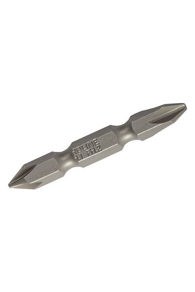 PROLINE Double Sided Bits 1/4" / 50Mm - Ph1Xph2, 10/Set