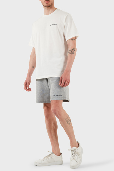 LES BENJAMINS 100% Cotton Regular Fit Logo Short Men's Short Lbnoosessmuso