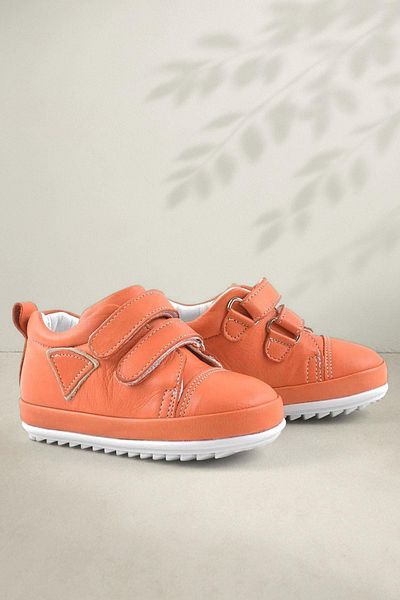Rakerplus Scrat Genuine Leather Orange First Step Shoes