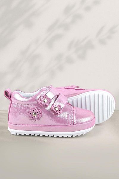 Rakerplus Limpo Genuine Leather Pink Anatomical Baby Girl First Step Shoes