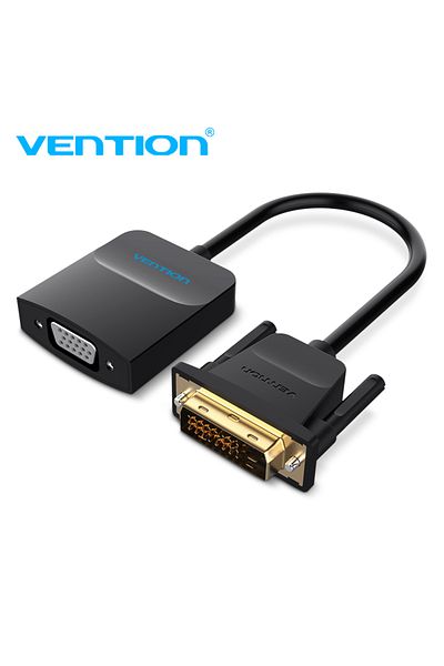 Vention DVI to VGA Converter 0.15M Black Metal Type