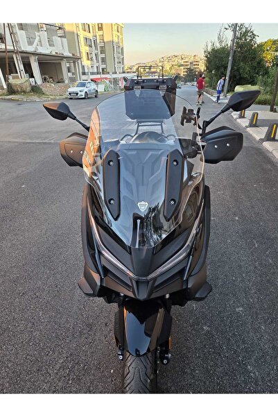 MOTOCAM Voge Sr4 Siperlik Ön Cam 2022-2025 Model Uyumlu 54cm Şeffaf Renkli 4m...