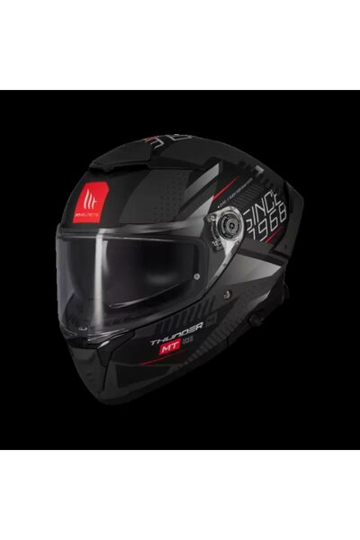 Genel Markalar MT HELMETS THUNDER 4 SV LUMİNENCE D1 MAT GRİ/SİYAH