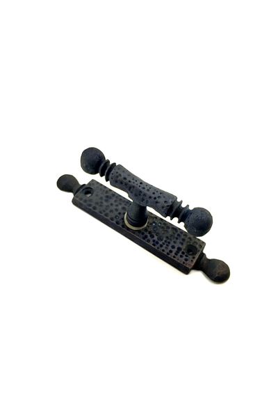 Belle Fusion Antique Style Decorative Brass Mosaic Window Handle - 165X32 Mm, Oxide