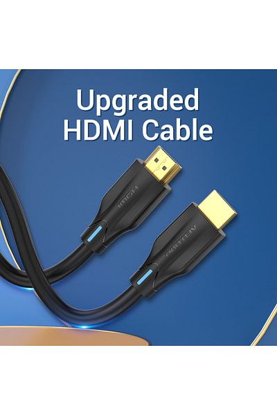 Vention HDMI 2.1 Cable 3M Black Metal Type