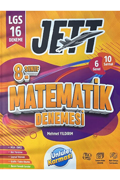 Ünlüler Karması 8. Sınıf Jett Matematik 16 Deneme / Kolektif / Ünlüler Karmas...