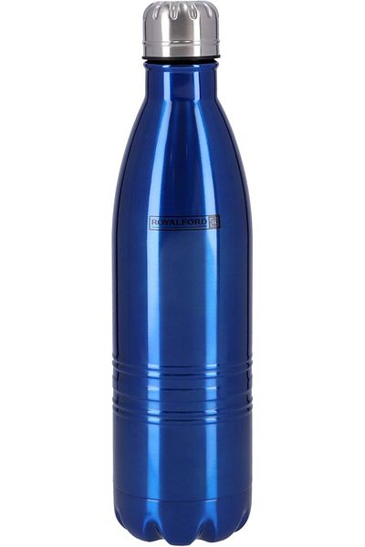 Generic Royalford RF5769BL 500 ml Vacuum Bottle - Double Wall Stainless Steel Flask & Water Bottle - Hot &