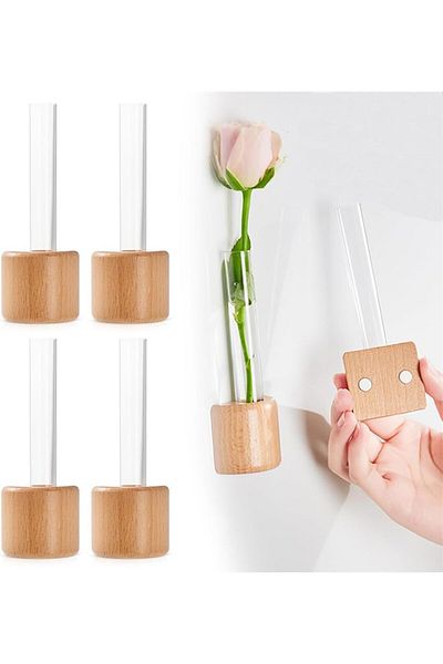 Generic Decorative Fridge Magnets, Azonee Mini Vase Planter Magnets for Refrigerator, Locker, Kitchen and O
