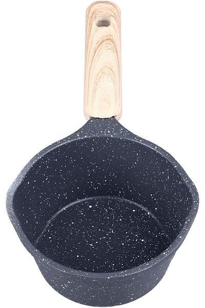 Generic Kitchen Sauce Pan, Multipurpose Prevents Stick Stone Sauce Pot Easy Cleaning with Pour Spouts for M