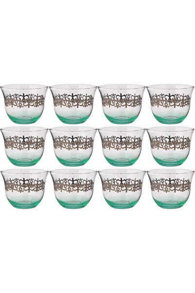 Generic Turkish Tea Cups Set of 12 Pieces for Parties - (Arabic Tea Cups) Cof...