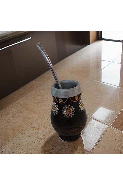Generic Yerba Mate Cup Set Modern Reusable Mate Cup Set Includes Straw This Cup is Uniquely Designed Bombil