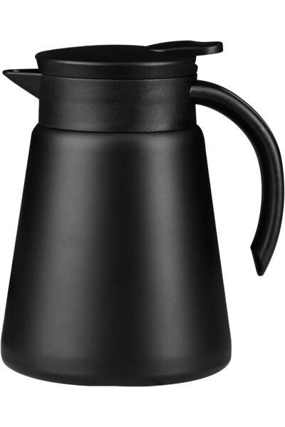 EXCEFORE 880ml Stainless Steel Thermal Coffee Carafe - Double-Wall Vacuum Ins...