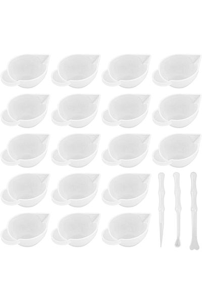 Generic Excefore 23-Piece Silicone Mold Cup Dispenser Kit for Epoxy Resin Crafts - Includes Mini Measuring