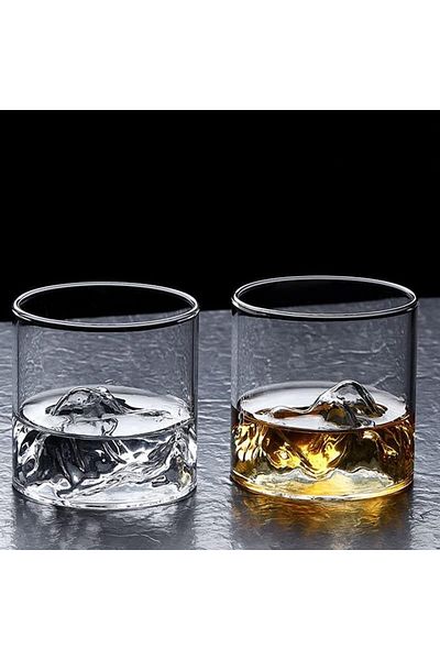 Generic MIBRU Coffee Glass Cup 2pcs Set 170ml Coffee Cup Perfect For Cup or Mug Lovers
