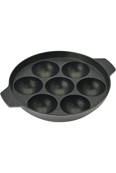RAJ Non-Stick Appam Cooking Pan with 7 Holes, 16 cm, Model KA0004, 1 Piece