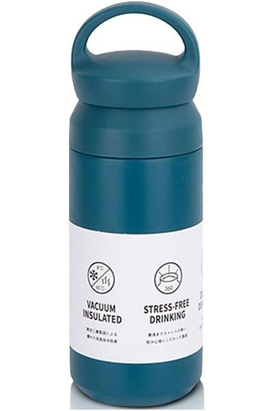 Generic Vacuum thermos container 500ml black Coffee Tea In Travel and Car mugs Insulated Stainless Steel Co