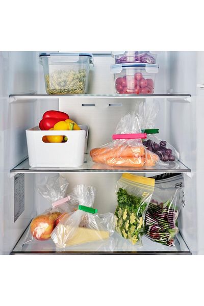 Generic Ikea Bevara Sealing Clips for Food Storage Bags - Pack of 26 Reusable Food Safe Airtight Seal - Ide