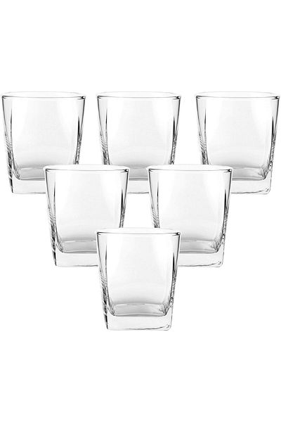 Generic Ocean Plaza Rock Glass, Set Of 6, Clear, 295 ml, B11010
