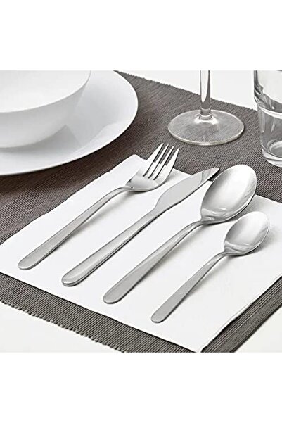 IKEA MOPSIG 16-piece flatware set, Silver