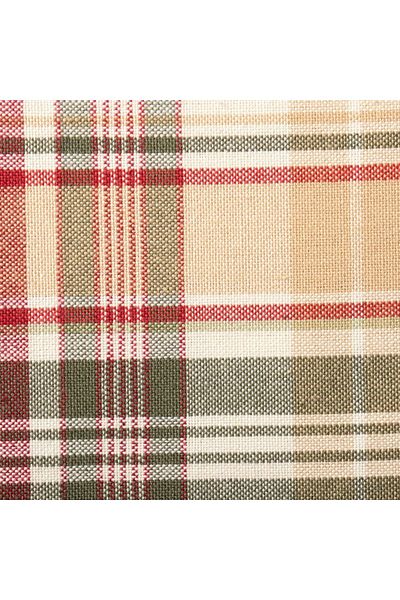 Generic DII Give Thanks Plaid Fall Table Decor, Autumn & Thanksgiving Tabletop Linens, 70" Round Tablecloth