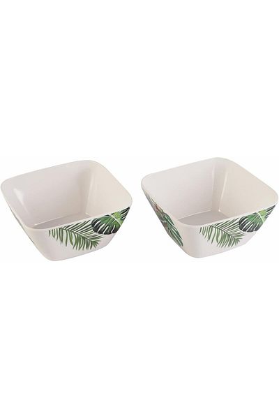 Generic Voidrop-Melamine Bowls-Cereal Bowls Set - Unbreakable Melamine Classic Bowls Set of 2,Bowls Set for