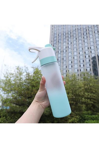 Generic KASTWAVE Mist Spray Water Bottle, 650ml Sports Water Bottle Reusable Fitness Water Jug Multifunctio