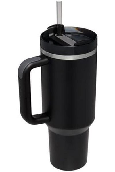 Generic Thermal mug with Lid and Straw | Stainless Steel mug Insulated Hot and Cold with Leak Proof Mug Cup