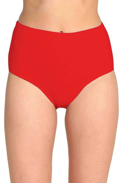 PRATİKOBA 4 Pieces Tutku Women's High Waist Bato Thick Rubber Panties S13
