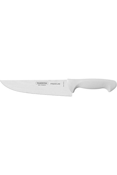 Generic Tramontina Premium 7 Inches Meat Knife with Stainless Steel Blade and White Polypropylene Handle