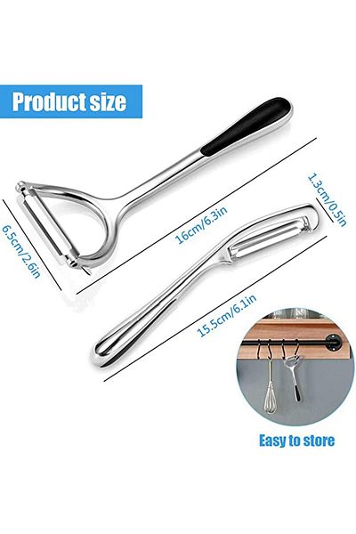 Generic DELFINO Good Grip & Durable Stainless Steel Peeler Vegetable Peeler Potato Peelers for Apple Fruit
