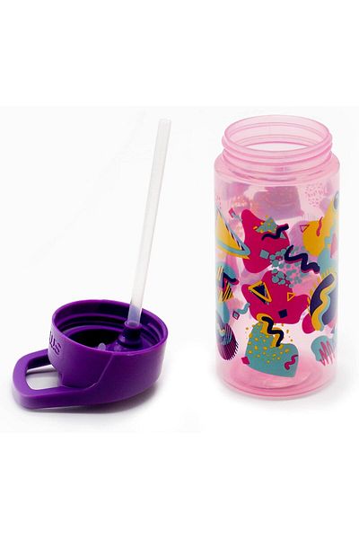 Generic Funz Smash Water Bottle Rubix-dude 450ML Fresh Fashion Slipper Leak-proof BPA Free Non-Toxic Drinki
