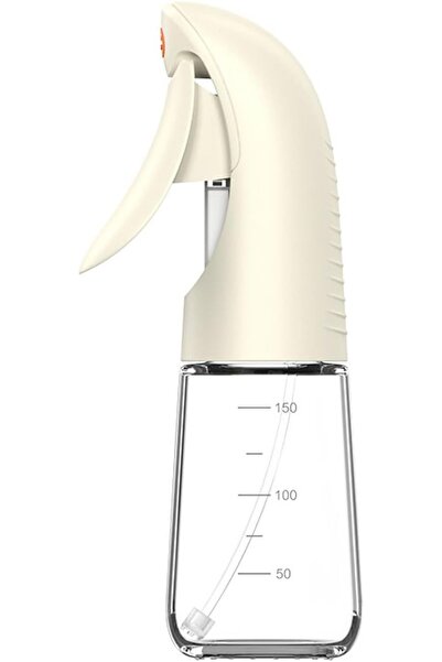 Arabest بخاخ زيت سعة 150 مل للطبخ، وإعداد السلطات، والخبز، والشواء، والقلاية الهوائية (أبيض)