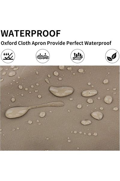 Generic Garden Apron, Oxford Fabric Apron, Cooking Kitchen Waterproof, Thicken Durable Waterproof Gardening