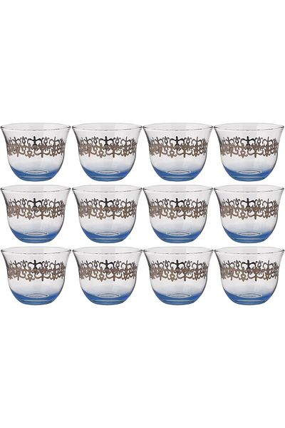 Generic I HOME Turkey Tea Glasses Cups Set of 12 for Party - (Arabic tea cups) 12PCS CAWA CUPS SET