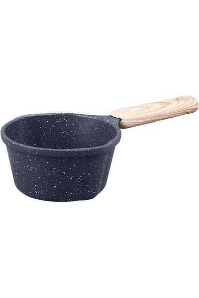 Generic Kitchen Sauce Pan, Multipurpose Prevents Stick Stone Sauce Pot Easy Cleaning with Pour Spouts for M