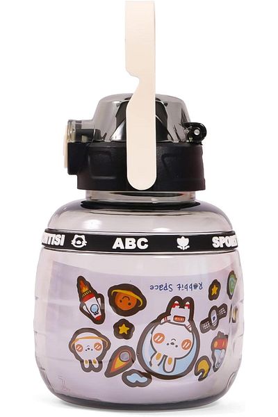 Generic Eazy Kids Water Bottle 800ml - Black