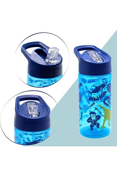 Generic Funz Smash Water Bottle Rubix-dude 450ML Fashion Slipper Leak-proof BPA Free Non-Toxic Drinking Wat
