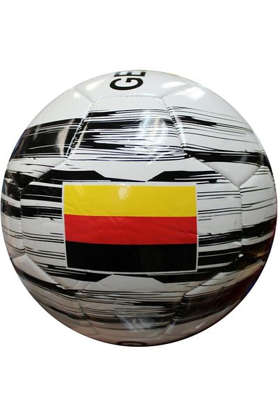 Generic Easy Life The Comet Germany Official Printed Soccer Ball for Adult White and Black Size 5