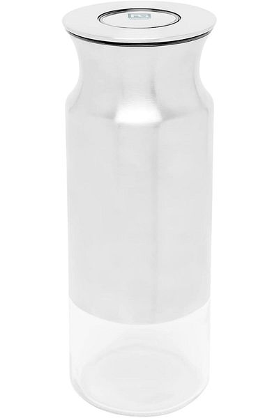 Generic Flamberg Premium Jar for Storage, 1.2 Ltr, Silver