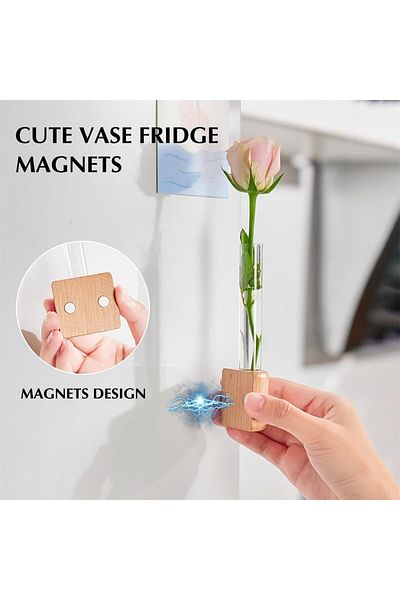 Generic Decorative Fridge Magnets, Azonee Mini Vase Planter Magnets for Refrigerator, Locker, Kitchen and O