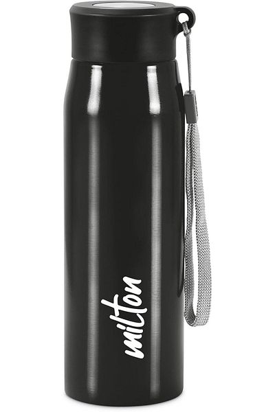 Generic MILTON 690ml Stainless Steel Water Bottle, Single-Walled, BPA-Free, Leak-Proof, Rust-Free, Easy-Gri