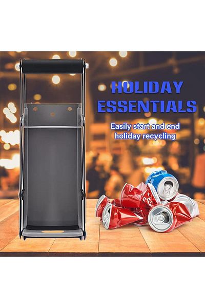 Generic 16oz Metal Can Crusher for Recycling Heavy-Duty Wall-Mounted Smasher, Efficient Aluminum Soda Can S