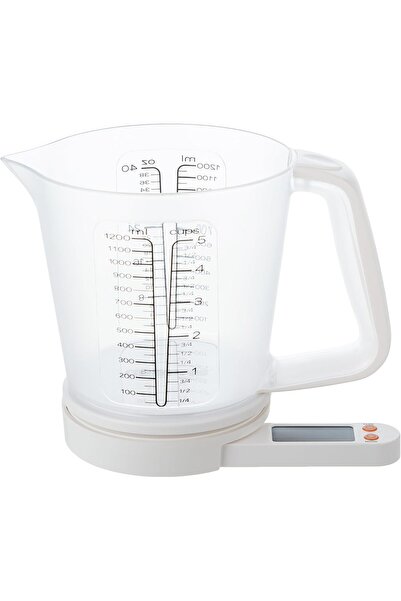 Geepas Kitchen scale with measuring cup, equipped with LED screen and illumin...