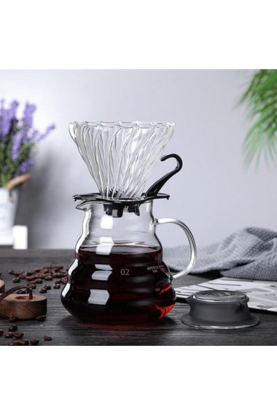 Generic V60 Coffee Set Drip Coffee Maker with coffee grinder, coffee scale, coffee kettle, coffee filter v6
