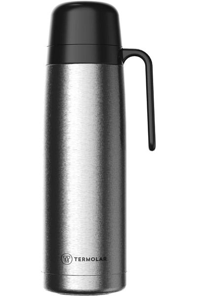 Generic TERMOLAR STAINLESS STEEL R-EOLUTION SILVER VACUUM INSULATED BOTTLE, PORTABLE BOTTLE, INDOOR AND OUT