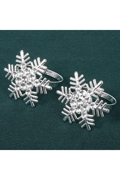 Generic Excefore 8 Piece Napkin Ring Set for Elegant Table Settings